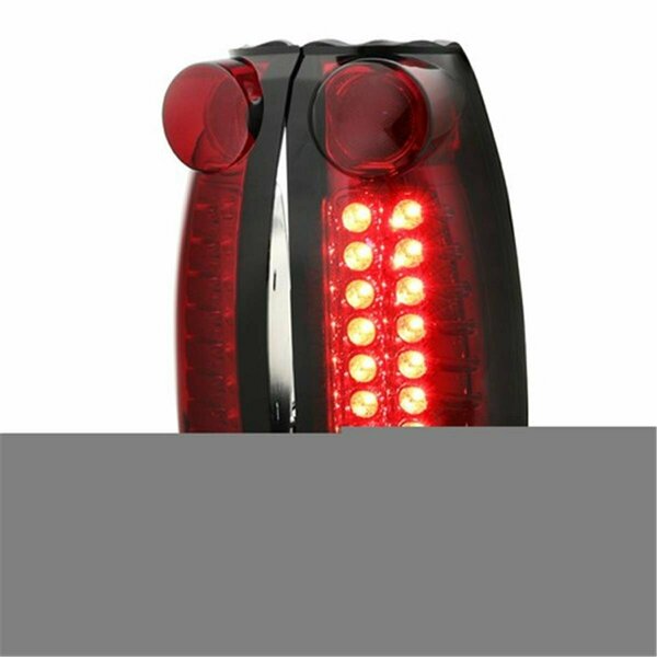 Overtime LED Tail Lights for 88 to 98 Chevrolet C10- Red - 18in. L x 12in. W x 10in. H OV3197496